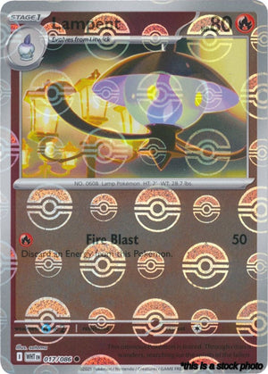 Holofoil Lampent (Poke Ball Pattern) [017/086 Near Mint ]