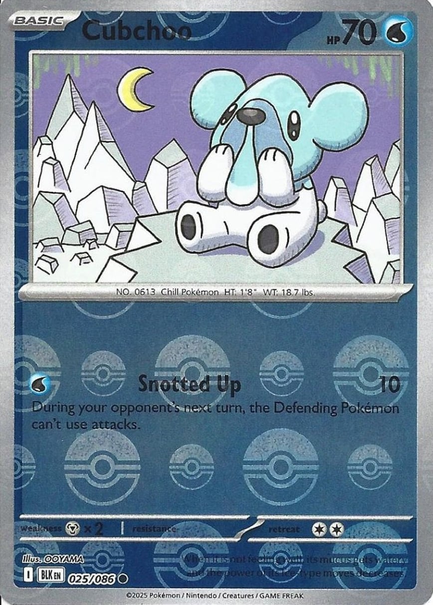 Cubchoo (Poke Ball Pattern)