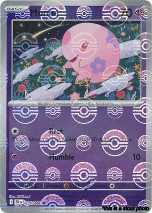 Holofoil Munna (Poke Ball Pattern) [035/086 Near Mint ]