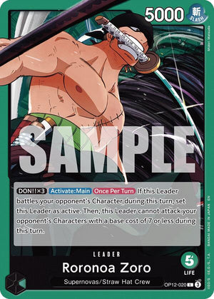 Roronoa Zoro (020) [OP12-020] Legacy of the Master