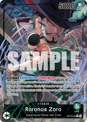 Roronoa Zoro (020) (Alternate Art) [OP12-020] Legacy of the Master