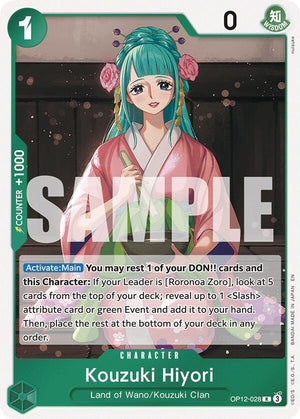 OP12-028 Kouzuki Hiyori Rare