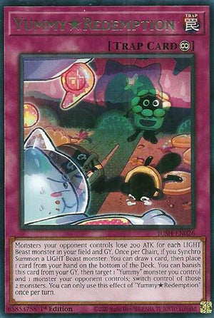 1st Edition YummyRedemption [JUSH-EN026 Lightly Played] Rare