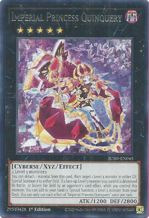 1st Edition Imperial Princess Quinquery [JUSH-EN045 Near Mint] Rare