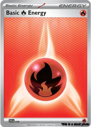Normal Basic Fire Energy - 018 [018 Near Mint ]