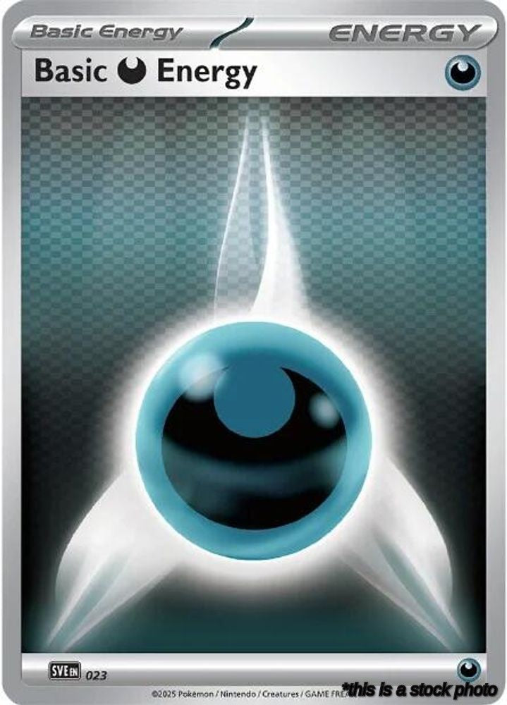 023 Basic Darkness Energy Common Reverse Holofoil