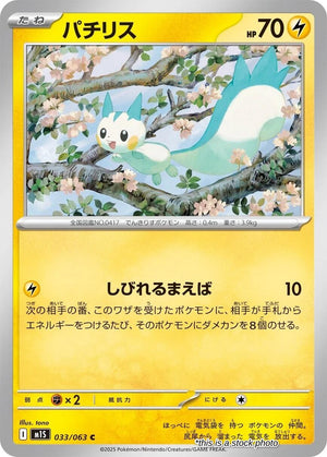 JP Normal Near Mint Pachirisu [033/063]