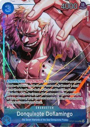 Donquixote Doflamingo (Seven Warlords of the Sea Binder Set) [OP07-048] One Piece Promotion Cards