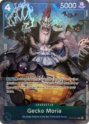 Gecko Moria (Seven Warlords of the Sea Binder Set) [ST03-004] One Piece Promotion Cards