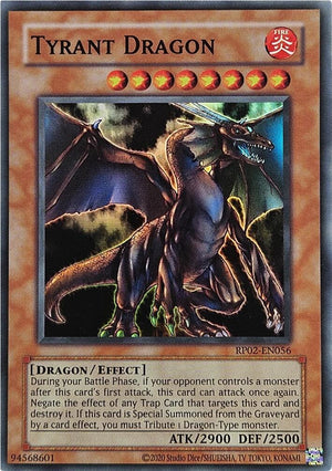 Unlimited Tyrant Dragon [RP02-EN056 Lightly Played] Super Rare