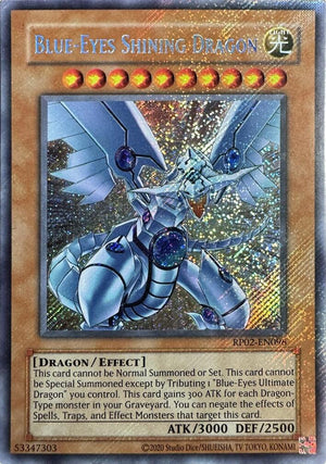 Unlimited Blue-Eyes Shining Dragon [RP02-EN096 Grade 10] Secret Rare