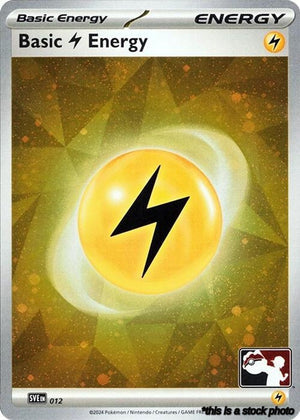 Holofoil Basic Lightning Energy - 012 (Cosmos Holo) [012 Near Mint ]