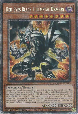 1st Edition Red-Eyes Black Fullmetal Dragon [MP25-EN014 Near Mint] Starlight Rare