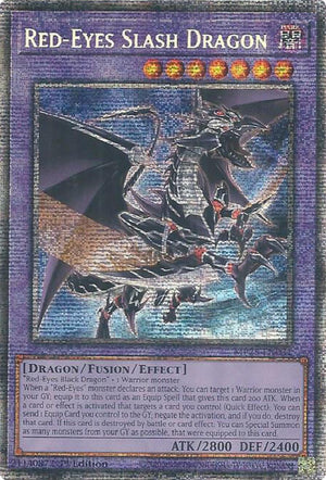 1st Edition Red-Eyes Slash Dragon [MP25-EN031 Near Mint] Starlight Rare