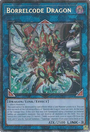 1st Edition Borrelcode Dragon [MP25-EN040 Lightly Played] Starlight Rare