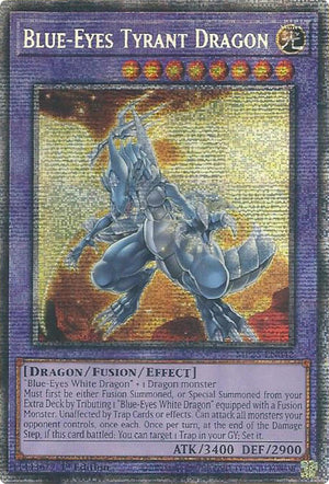 1st Edition Blue-Eyes Tyrant Dragon [MP25-EN042 Near Mint] Starlight Rare