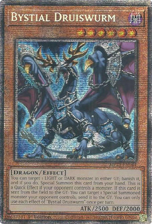 1st Edition Bystial Druiswurm [MP25-EN044 Near Mint] Starlight Rare