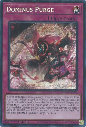 1st Edition Dominus Purge [MP25-EN095 Lightly Played] Prismatic Secret Rare