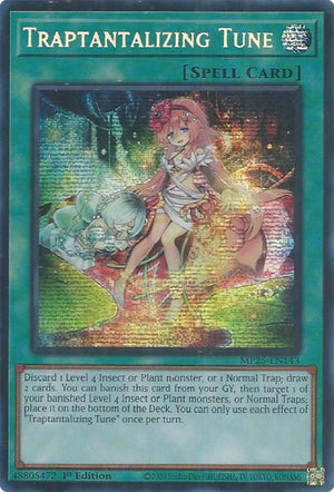 1st Edition Traptantalizing Tune [MP25-EN143 Near Mint] Prismatic Secret Rare
