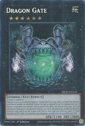 1st Edition Dragon Gate [MP25-EN148 Lightly Played] Prismatic Secret Rare
