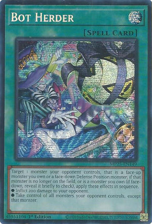 1st Edition Bot Herder [MP25-EN149 Near Mint] Prismatic Secret Rare
