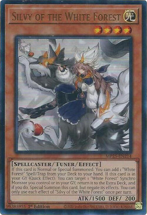 1st Edition Silvy of the White Forest [MP25-EN214 Lightly Played] Ultra Rare