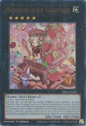 1st Edition Madolche Queen Tiarafraise [MP25-EN222 Near Mint] Ultra Rare