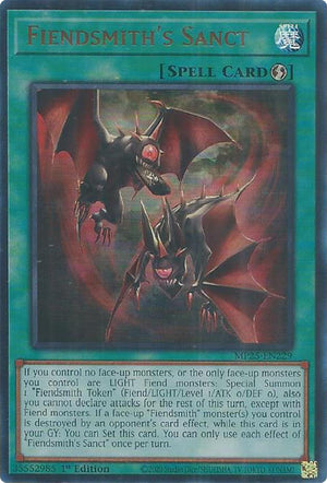 1st Edition Fiendsmith's Sanct [MP25-EN229 Lightly Played] Ultra Rare