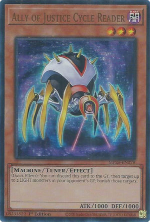 1st Edition Ally of Justice Cycle Reader [MP25-EN278 Near Mint] Ultra Rare