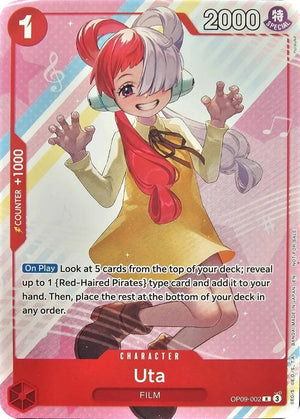 Uta (Welcome Pack Vol. 2) [OP09-002] One Piece Promotion Cards