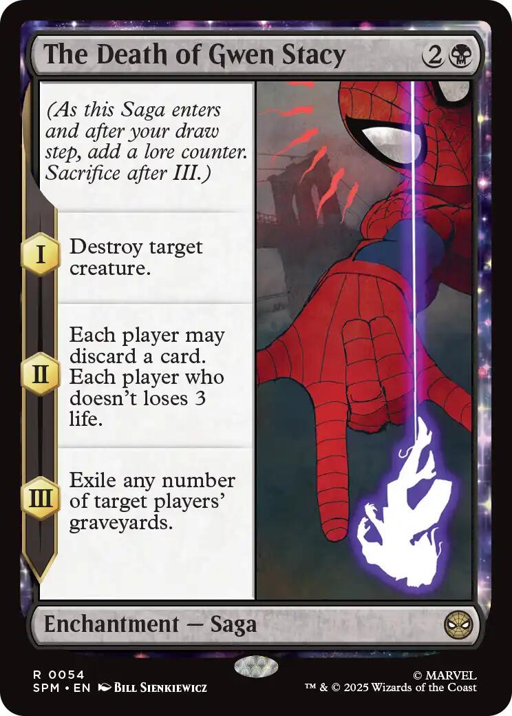 The Death of Gwen Stacy [SPM/54] 2025 Magic: The Gathering