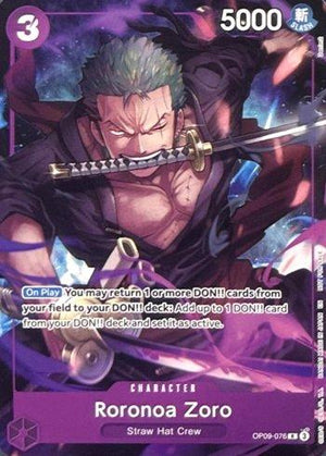 Roronoa Zoro (Welcome Pack Vol. 2) [OP09-076] One Piece Promotion Cards