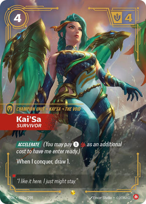 039a/298-OGN Kai'Sa, Survivor (Alternate Art) Showcase