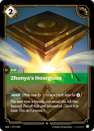 077/298-OGN Zhonya's Hourglass Rare