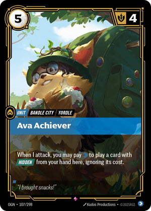 107/298-OGN Ava Achiever Rare