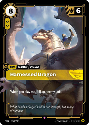 234/298-OGN Harnessed Dragon Rare