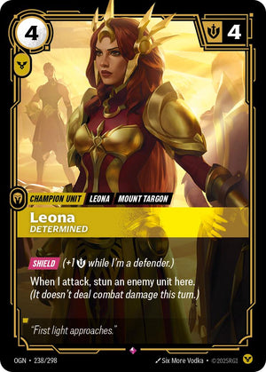 238/298-OGN Leona, Determined Rare