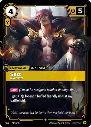 240/298-OGN Sett, Kingpin Rare
