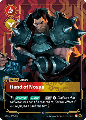 253/298-OGN Darius, Hand of Noxus Rare