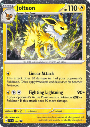 Rare Jolteon - 169 (Cosmos Holo) [169 Lightly Played ]