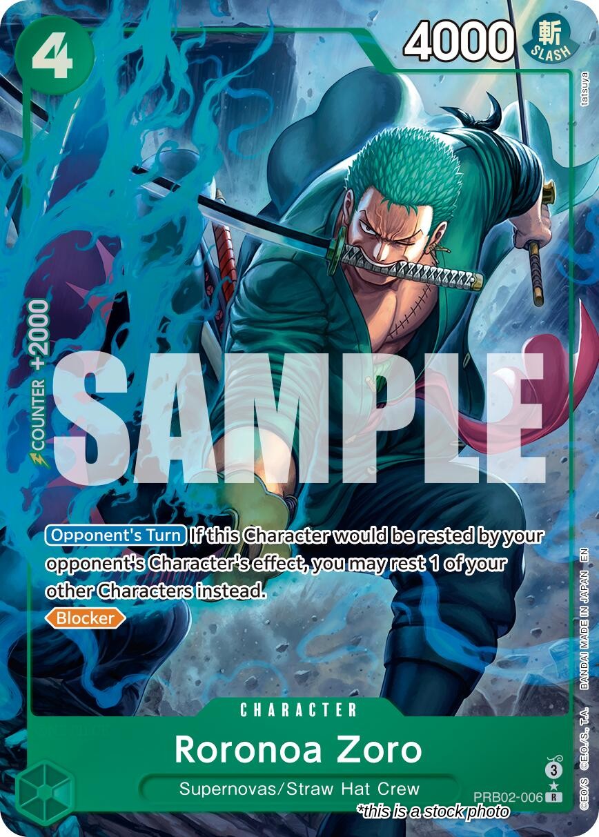 Roronoa Zoro - PRB02-006 (Alternate Art)
