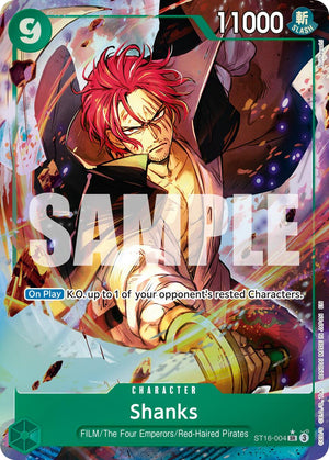 Shanks - ST16-004 (Alternate Art) [ST16-004] Premium Booster -The Best- Vol. 2