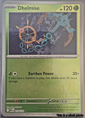 018/132 Dhelmise Common Reverse Holofoil