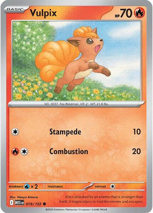 Common Vulpix - 019/132 [019/132 Near Mint ]