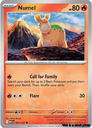 Reverse Holofoil Numel [021/132 Near Mint ]