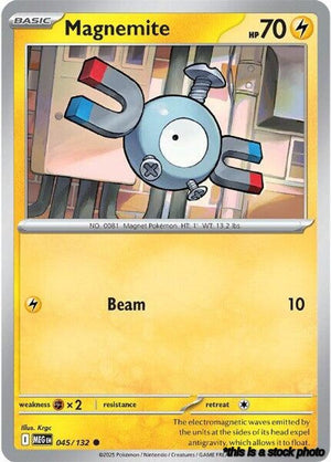 Reverse Holofoil Magnemite [045/132 Near Mint ]