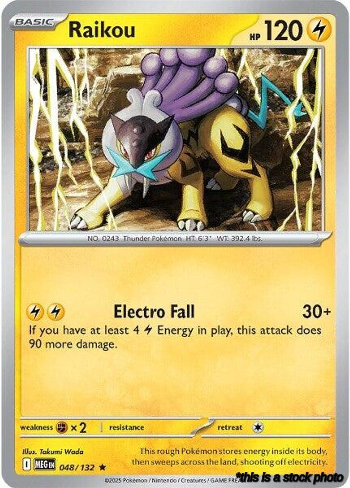 Rare Raikou [048/132 Near Mint ]