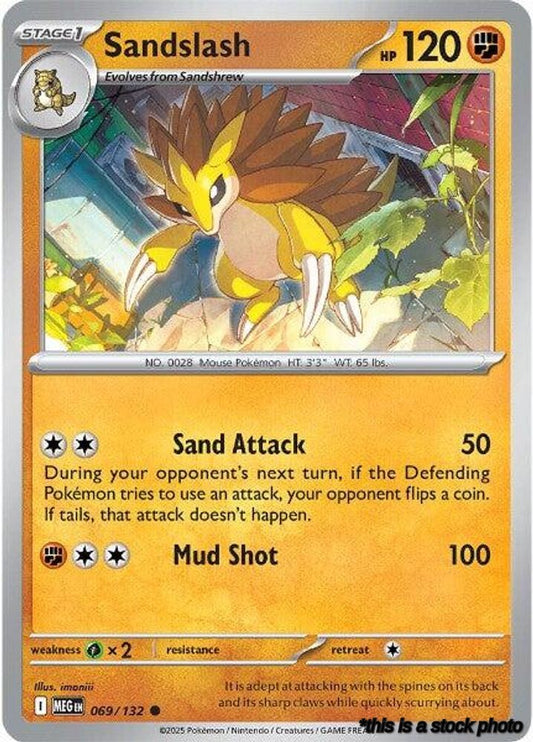 Common Sandslash [069/132 Near Mint ]