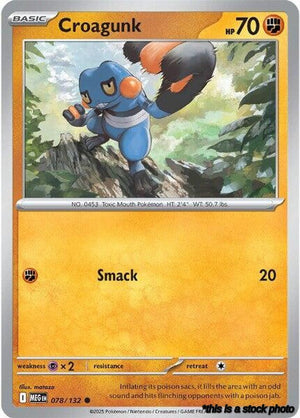 Normal Croagunk [078/132 Near Mint ]