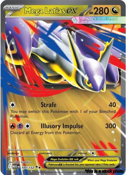 Double Rare Mega Latias ex - 100/132 [100/132 Near Mint ]